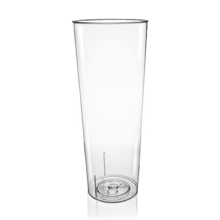 Smarty Had A Party 10 oz. Clear Round High Ball Disposable Plastic Cups (250 Cups), 250PK 2621-CASE